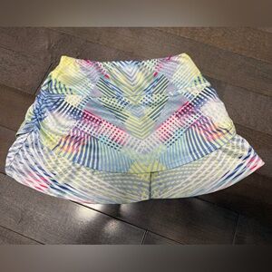 Lucky in Love Multicolor Geometric Skort for sports